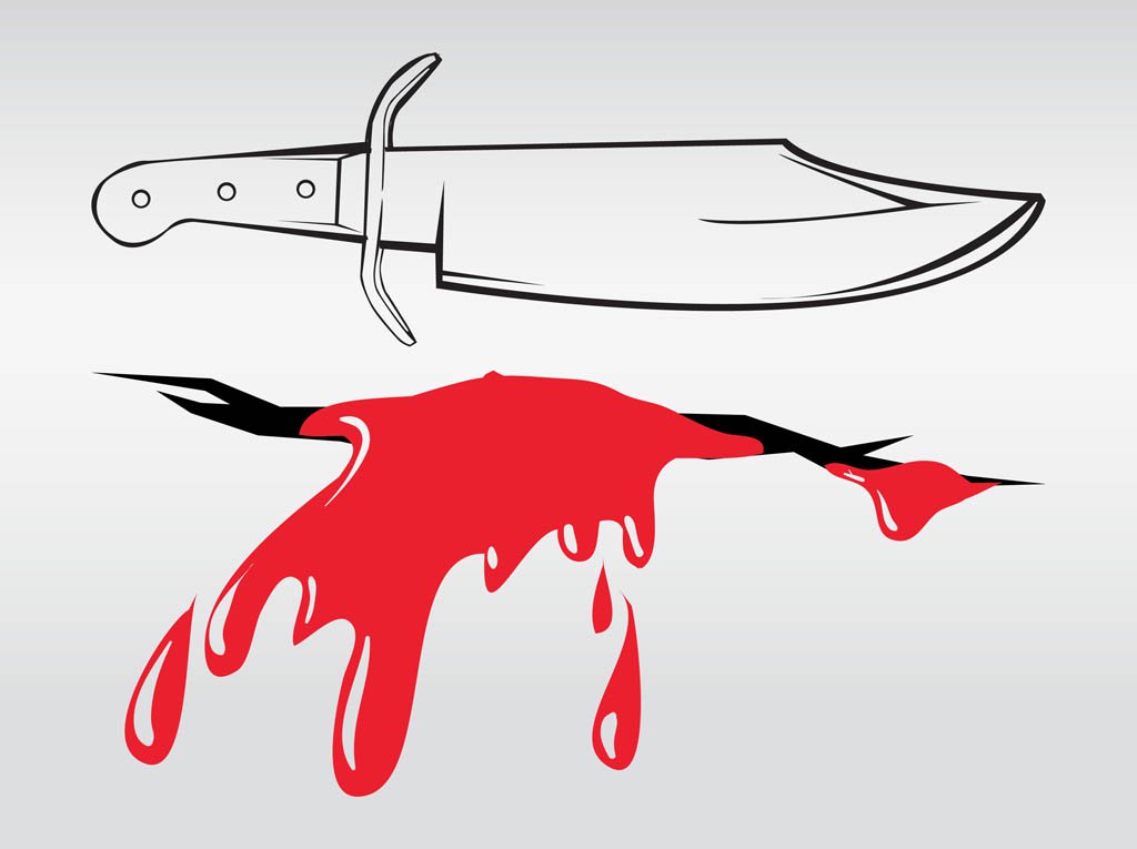 Blood Knife Drawing Blood Knife Drawing Download Knife Bleeding Png