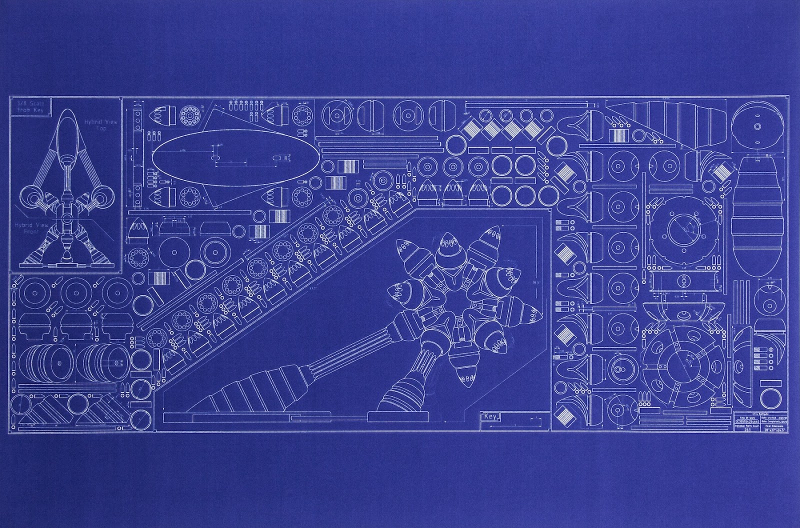 blue print drawing