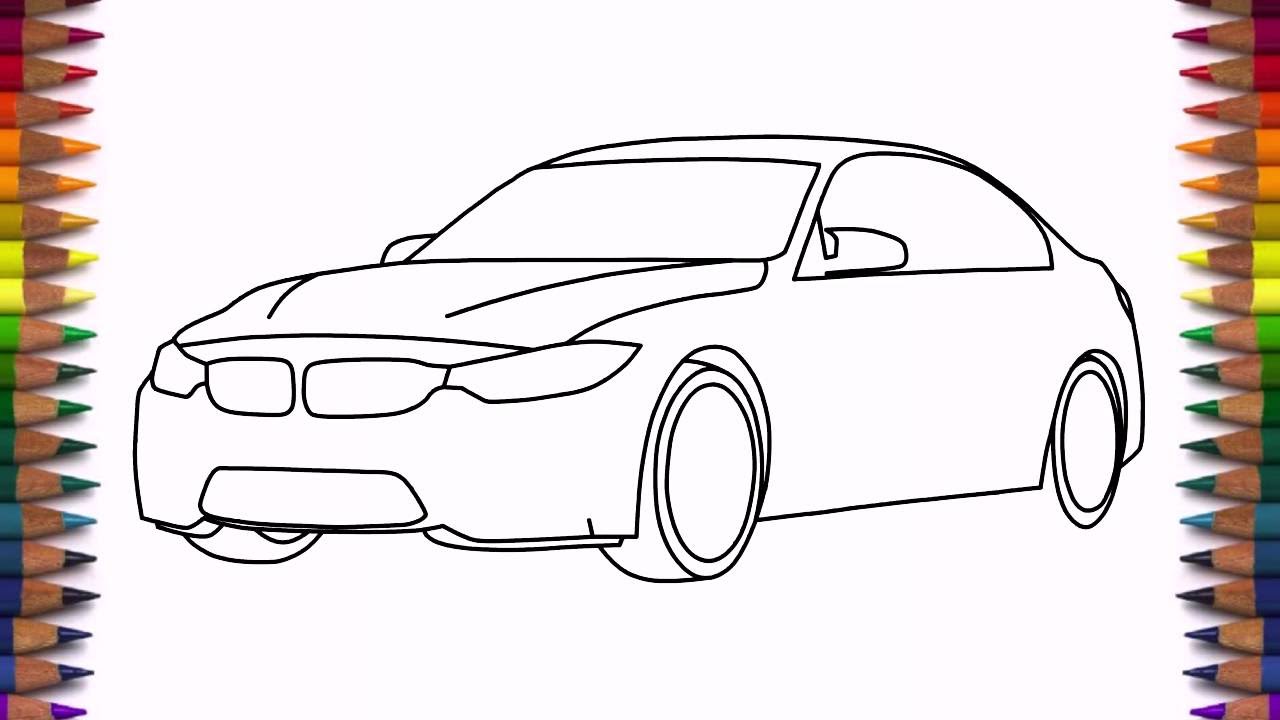 Bmw Car Drawing At GetDrawings | Free Download