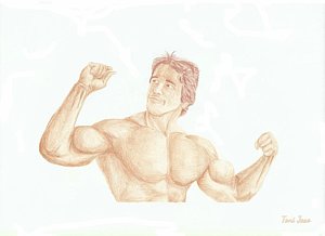 Bodybuilding Drawing at GetDrawings | Free download