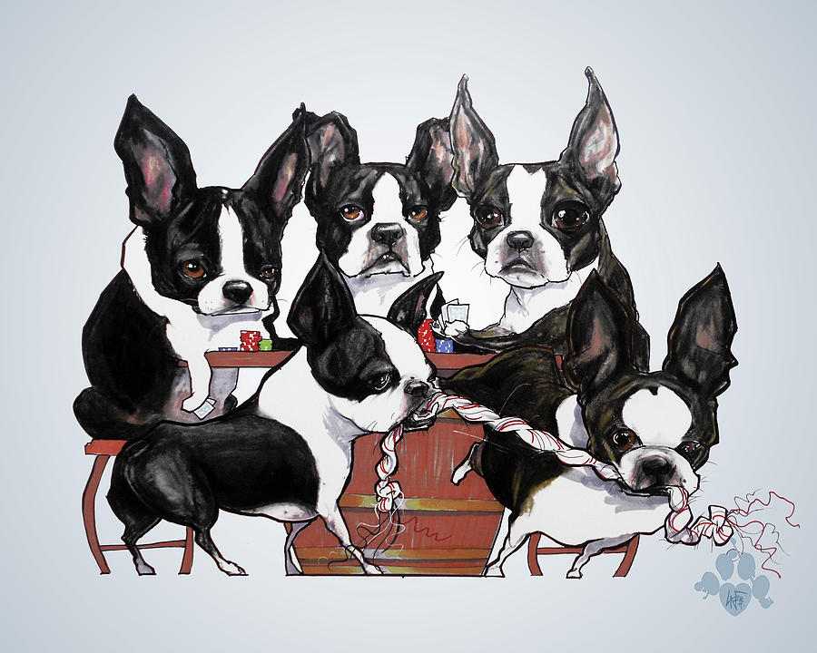 Boston Terrier Drawing at GetDrawings | Free download