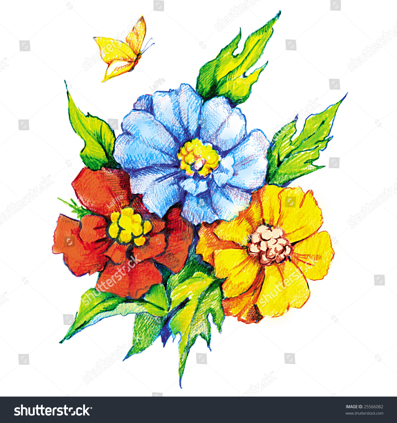 Bouquet Of Flowers Drawing at GetDrawings Free download