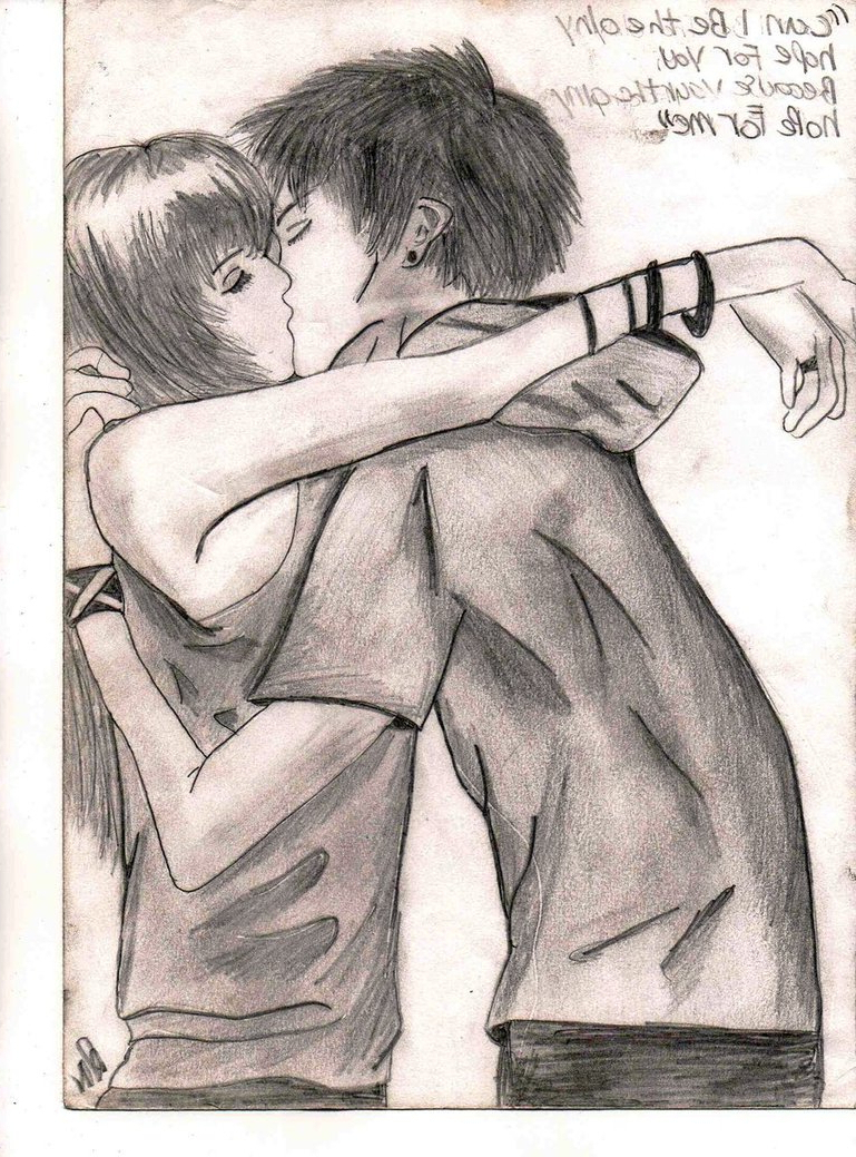 769px x 1039px - Boy Kissing Girl Drawing at GetDrawings | Free download