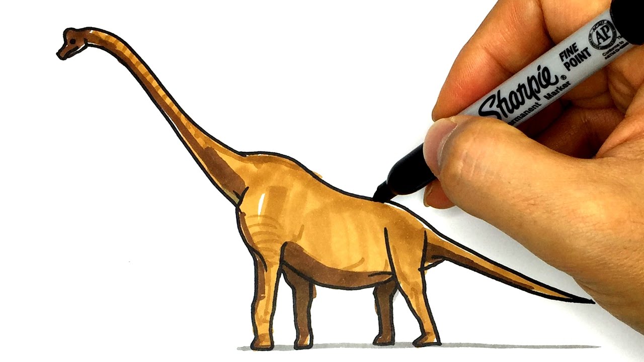 Brachiosaurus Drawing at GetDrawings Free download