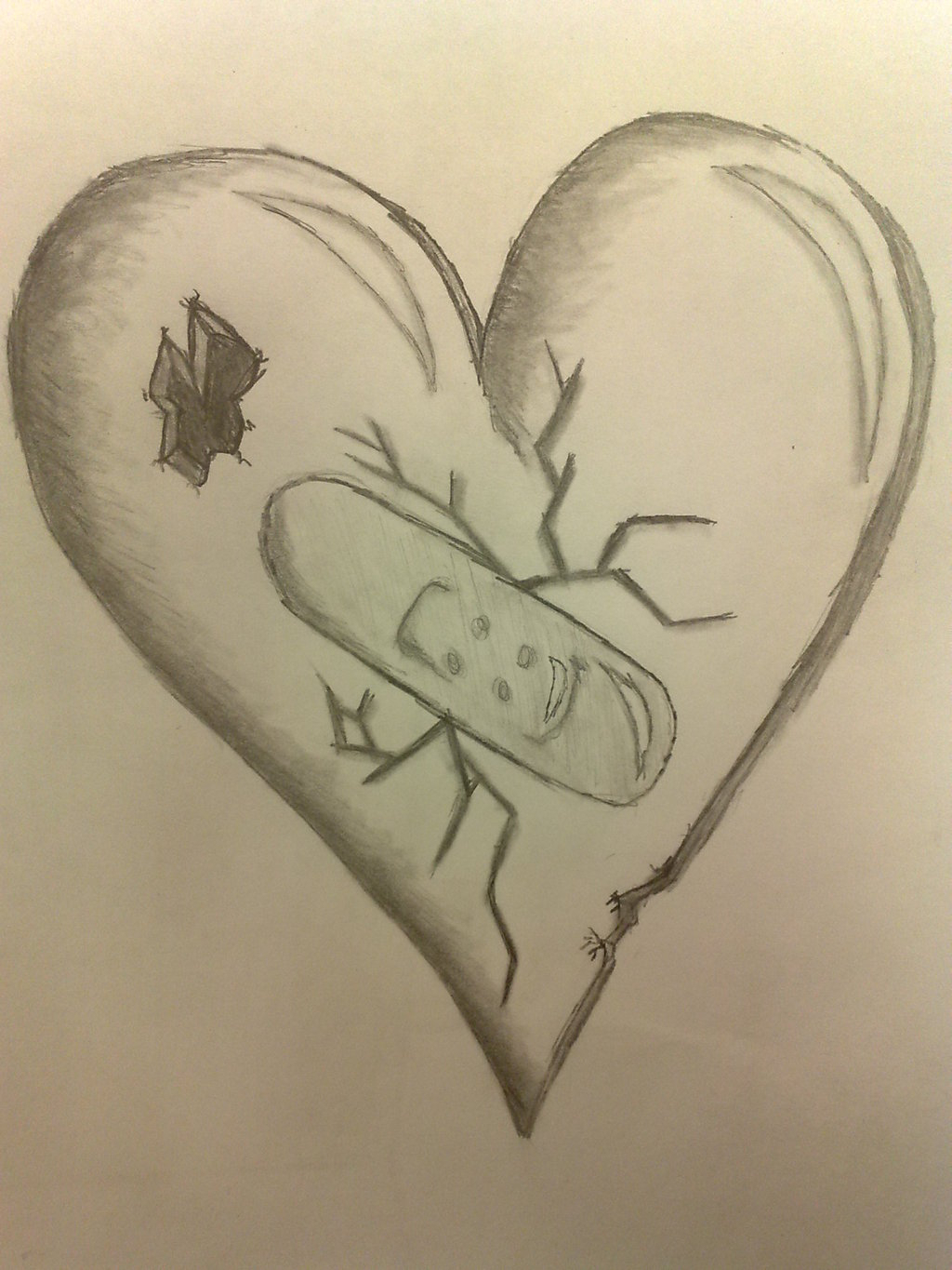Unique Sketch Drawing Of Hearts for Adult