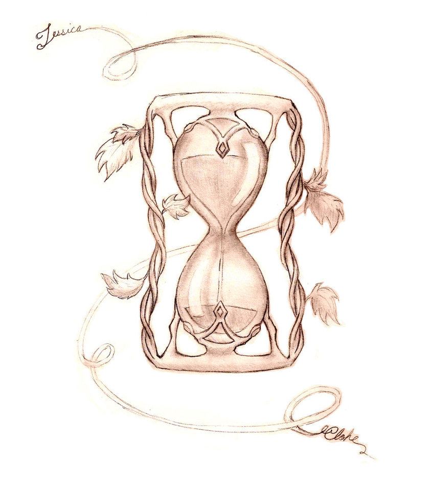 Broken Hourglass Drawing at GetDrawings | Free download