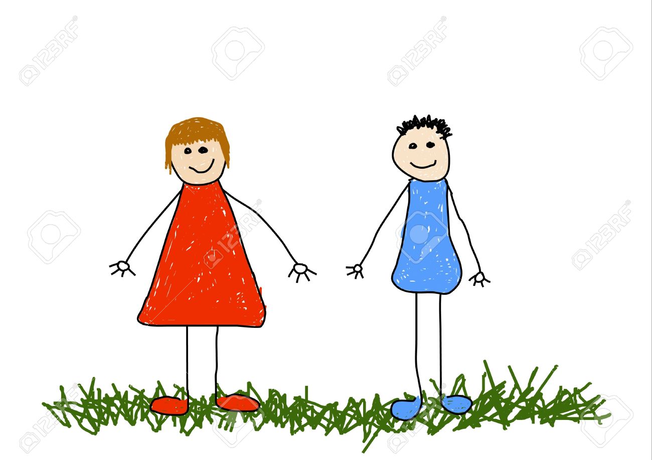 Brother And Sister Drawing at GetDrawings Free download