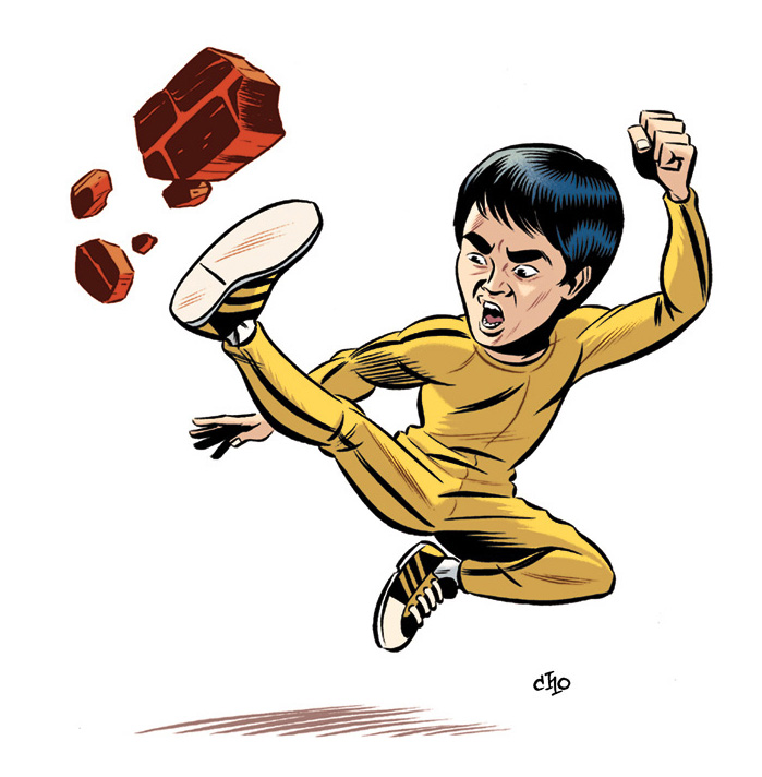 Drawing Of Bruce Lee Cartoon - Bruce Lee | Bruce lee art, Caricature