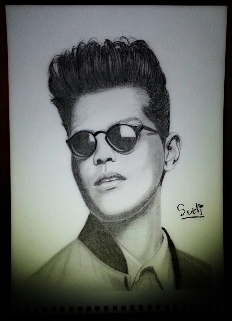 Bruno Mars Drawing At Getdrawings 