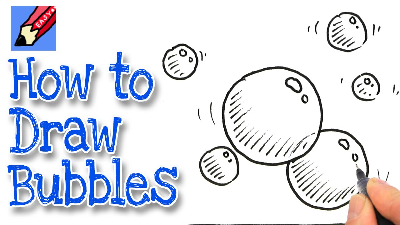 How To Draw Bubbles Step By Step