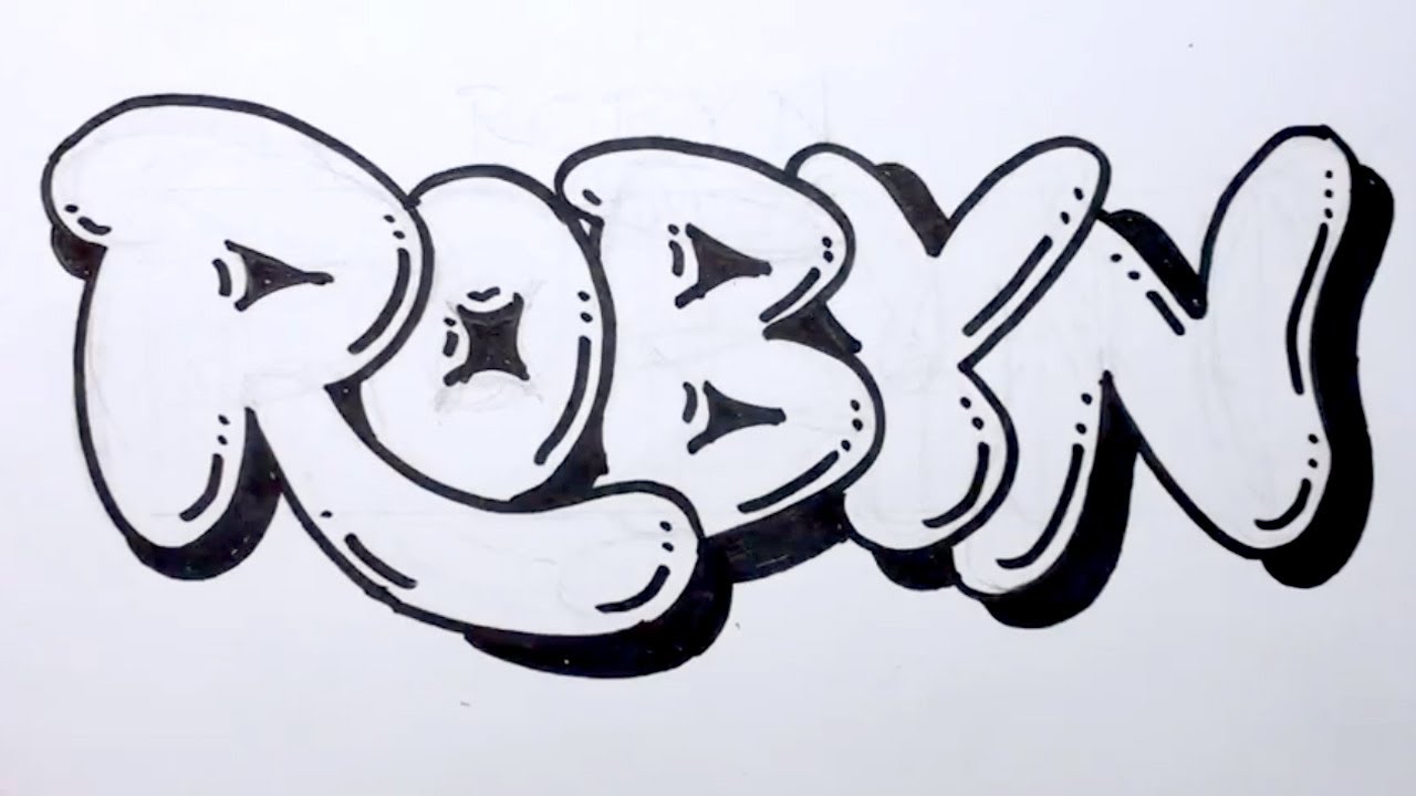 graffiti bubble letters