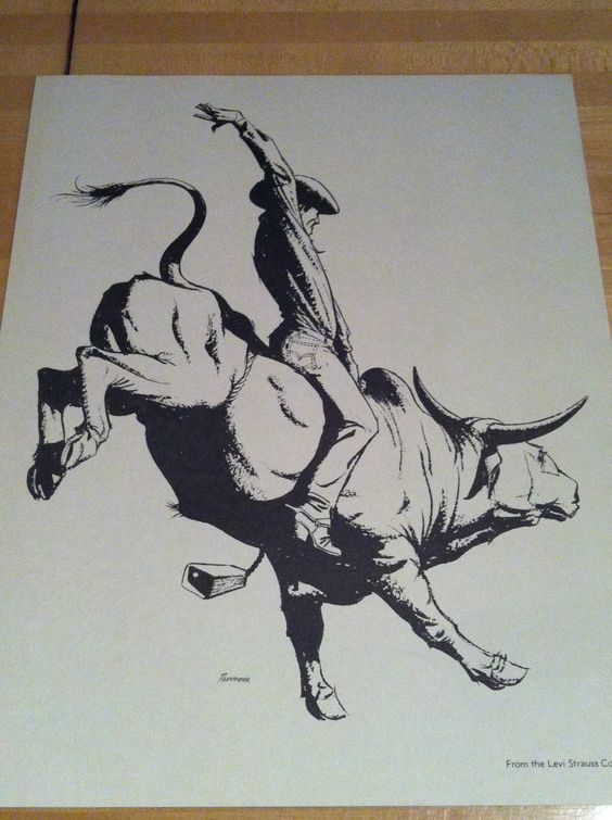 Bucking Bull Drawing at GetDrawings Free download