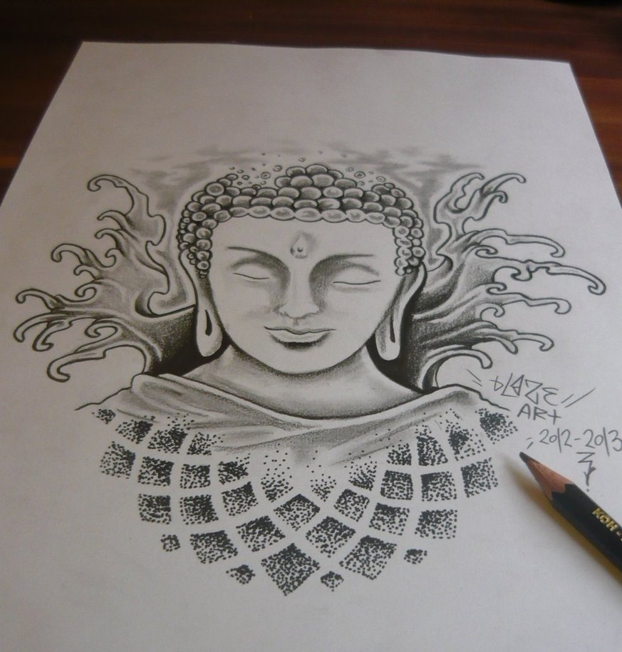 Buddha Sketch Drawing at GetDrawings | Free download