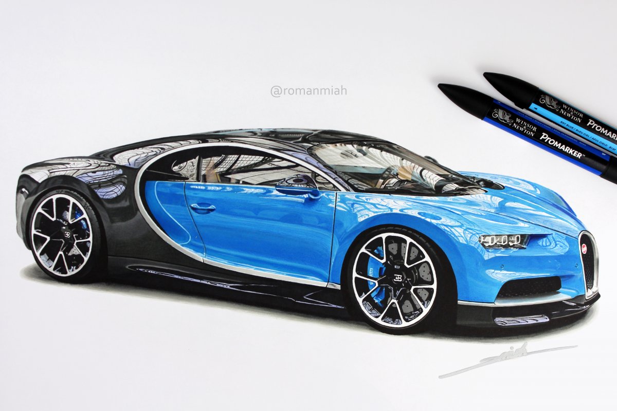 bugatti veyron super sport drawing