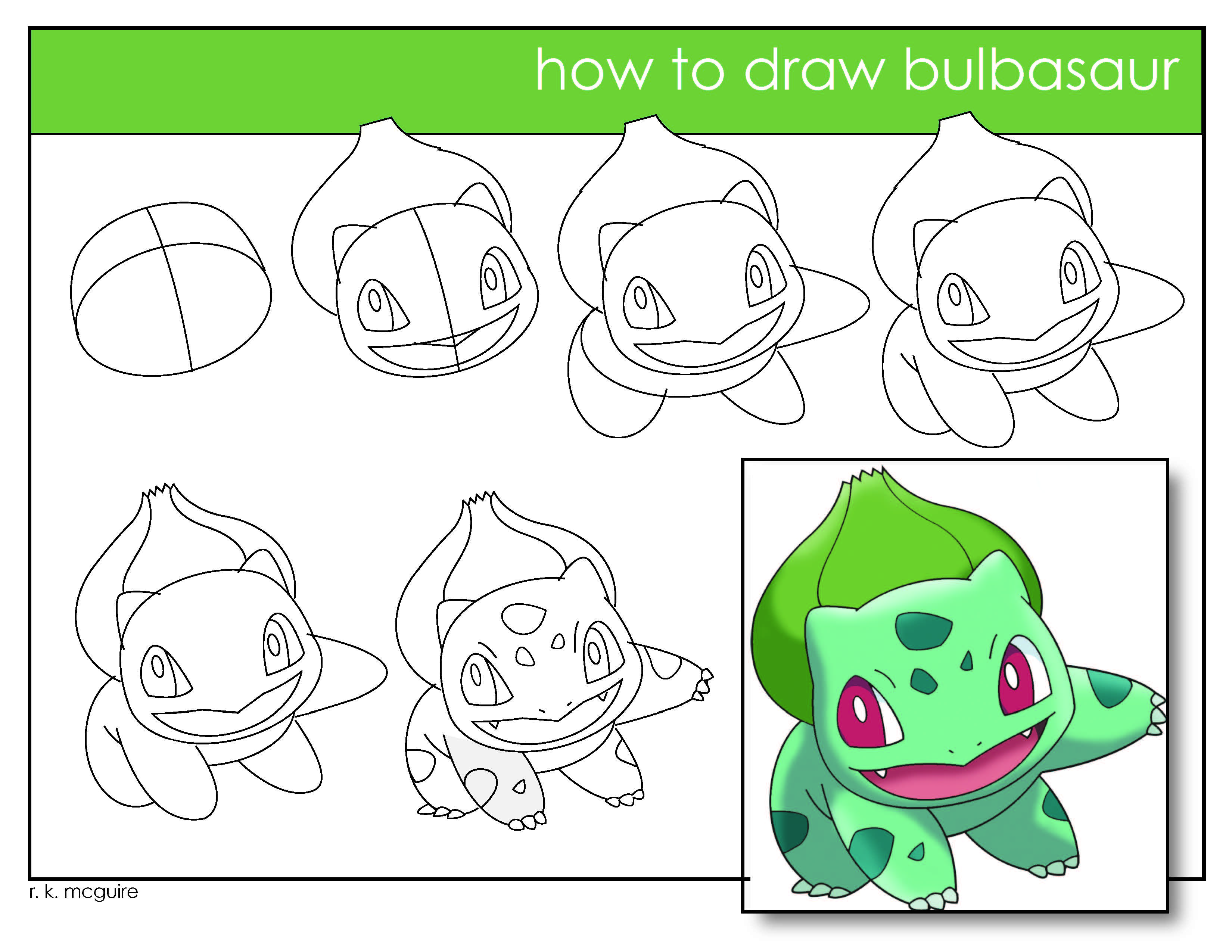 Bulbasaur Drawing at GetDrawings | Free download