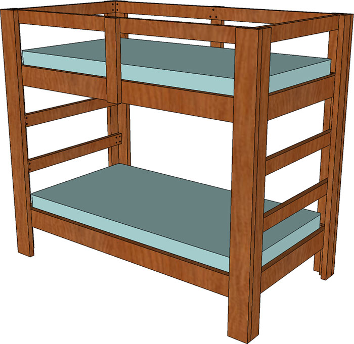 Bunk Bed Drawing At GetDrawings Free Download