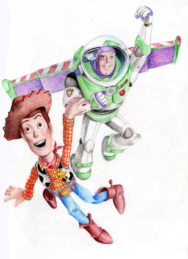 Buzz And Woody Drawing at GetDrawings Free download