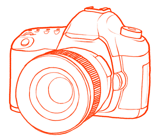 Camera Simple Drawing at GetDrawings | Free download
