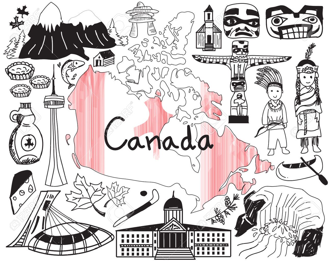 Canada Drawing at GetDrawings Free download