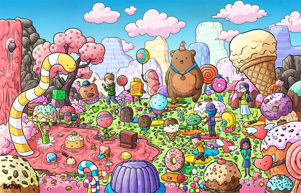 Candyland Drawing at GetDrawings Free download