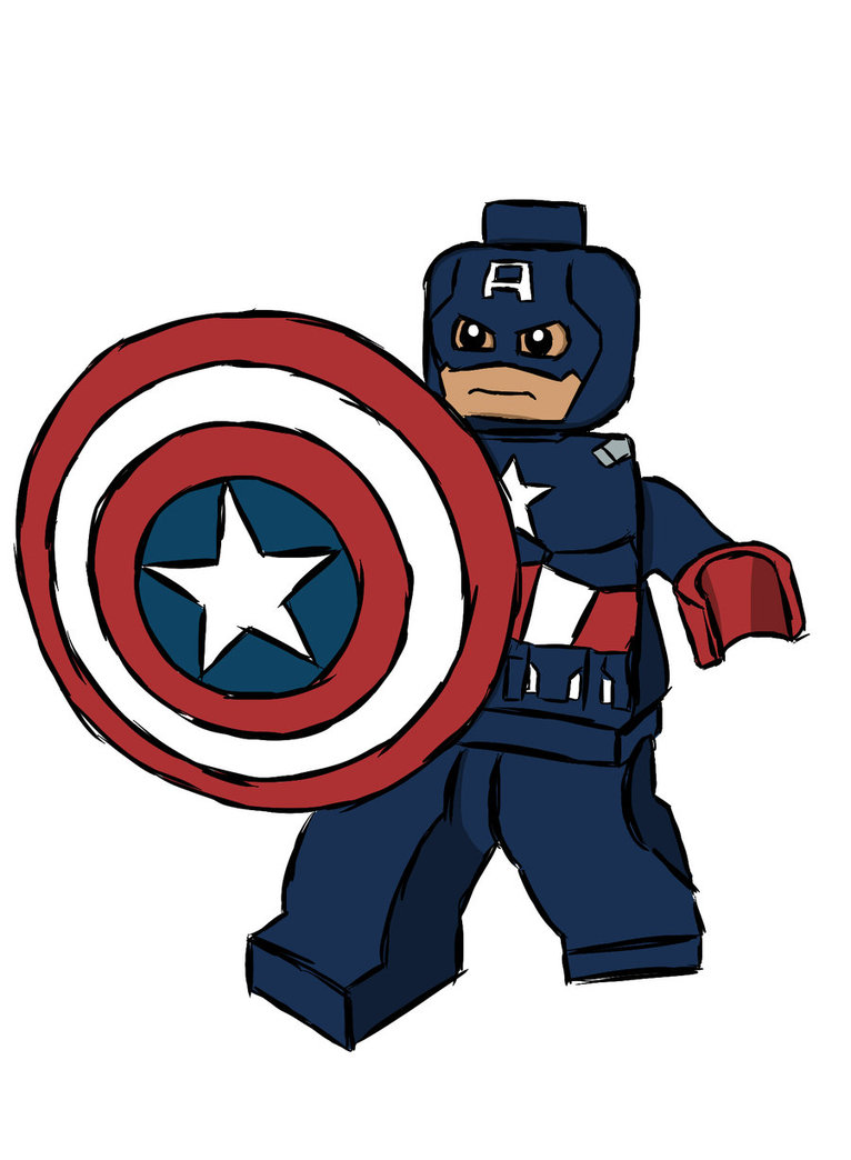 Captain America Cartoon Drawing at GetDrawings Free download