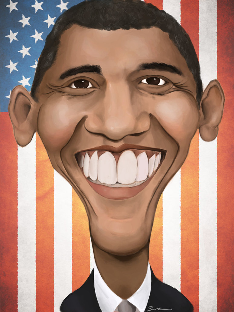 Caricature Drawing Of Barack Obama at GetDrawings Free download