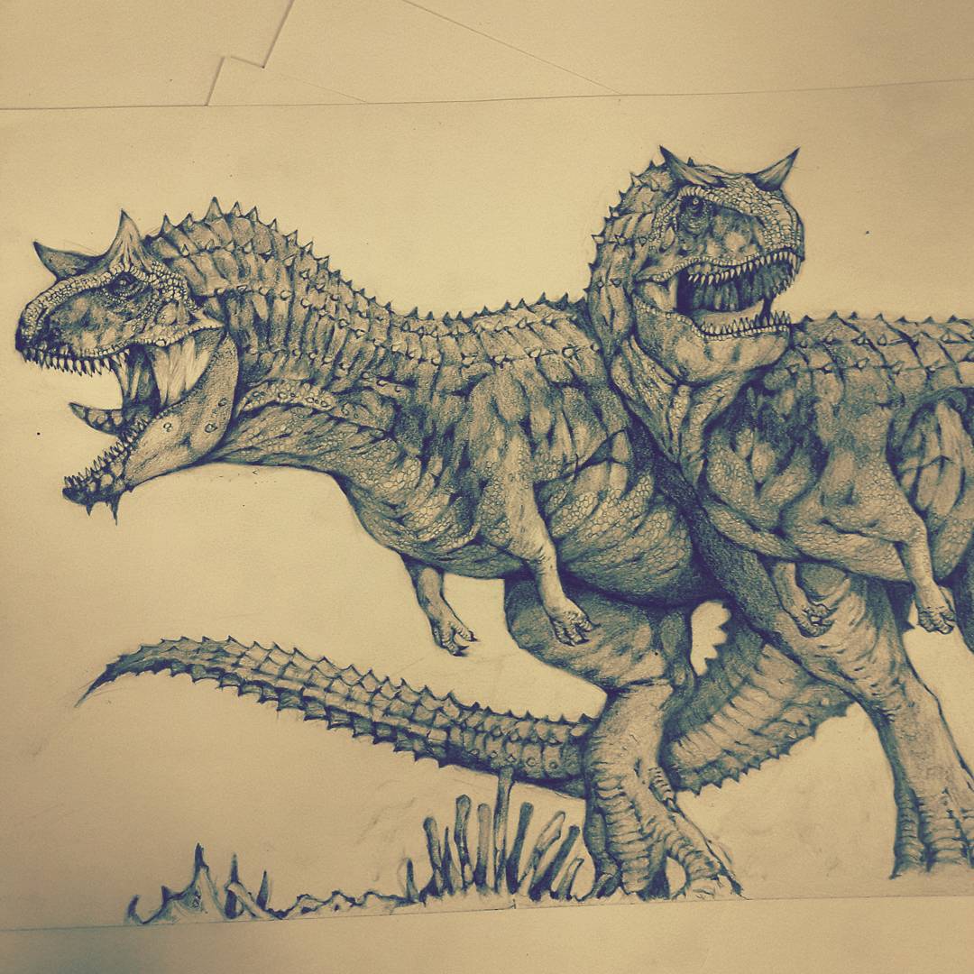 Carnotaurus Drawing at GetDrawings | Free download