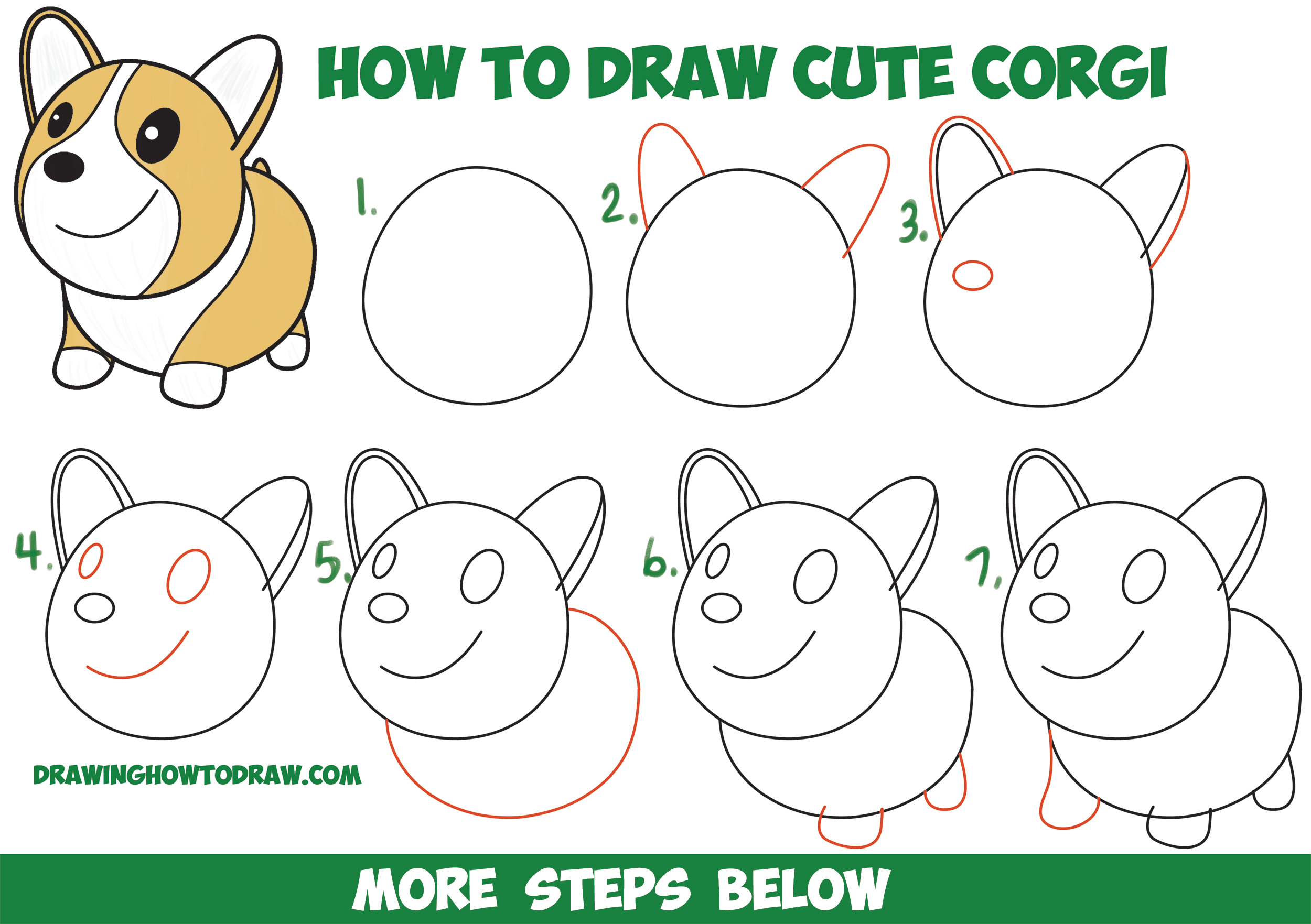 Cartoon Animals Step By Step Drawing at GetDrawings | Free download