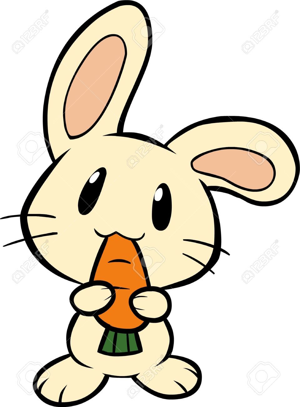 Cartoon Bunny Drawing at GetDrawings | Free download