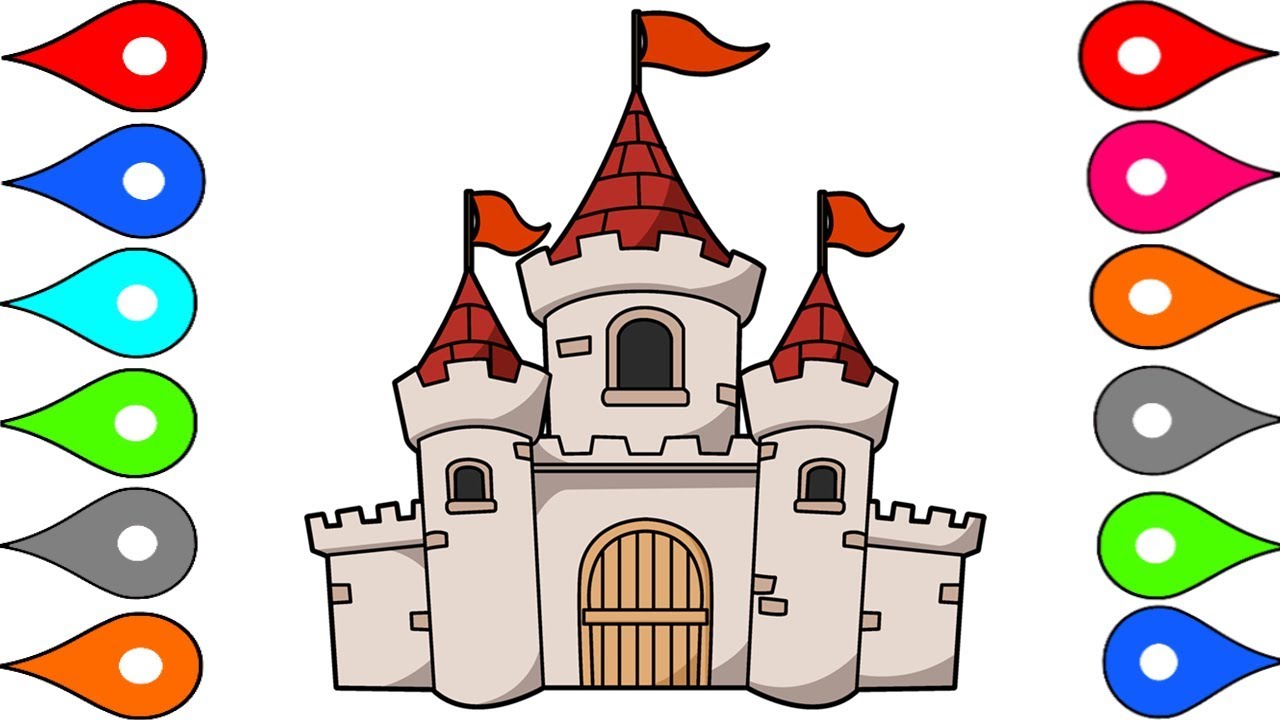 Cartoon Castle Drawing at GetDrawings | Free download