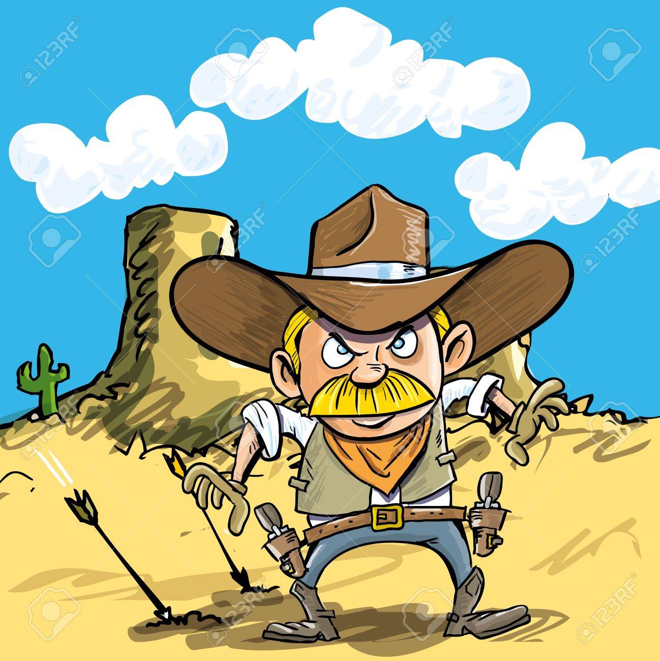 Cartoon Cowboy Drawing at GetDrawings Free download