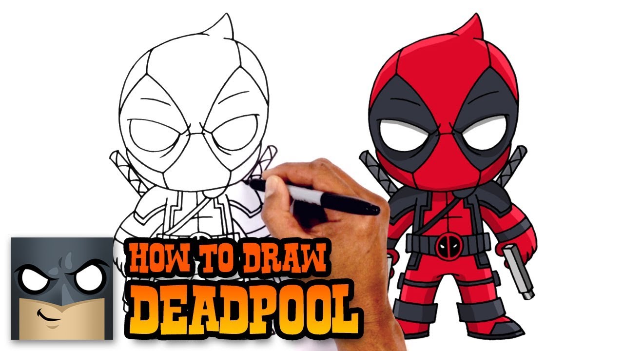 Cartoon Deadpool Drawing at GetDrawings | Free download