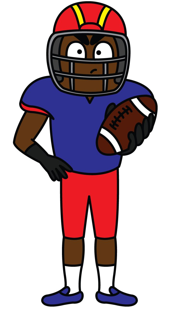 Cartoon Drawing Of Football Players at GetDrawings Free download