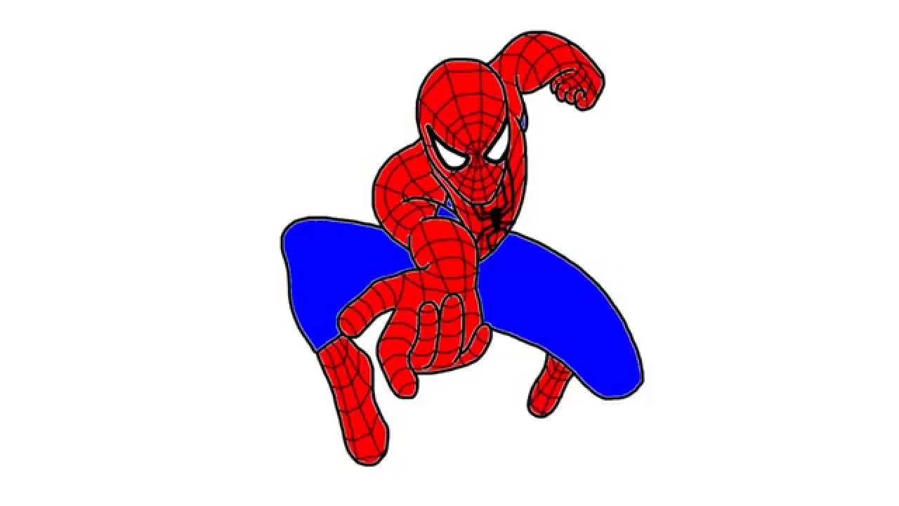 Cartoon Drawing Of Spiderman At Getdrawings Com Free For