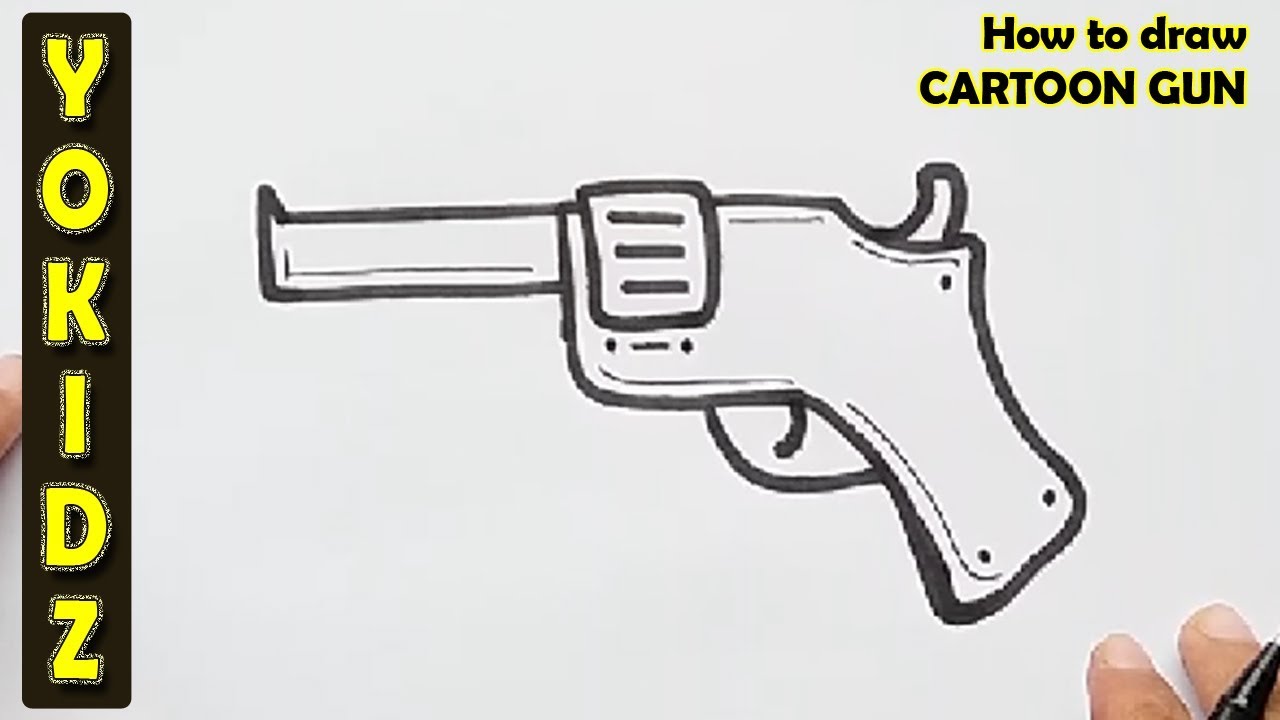 Cartoon Gun Drawing at GetDrawings | Free download