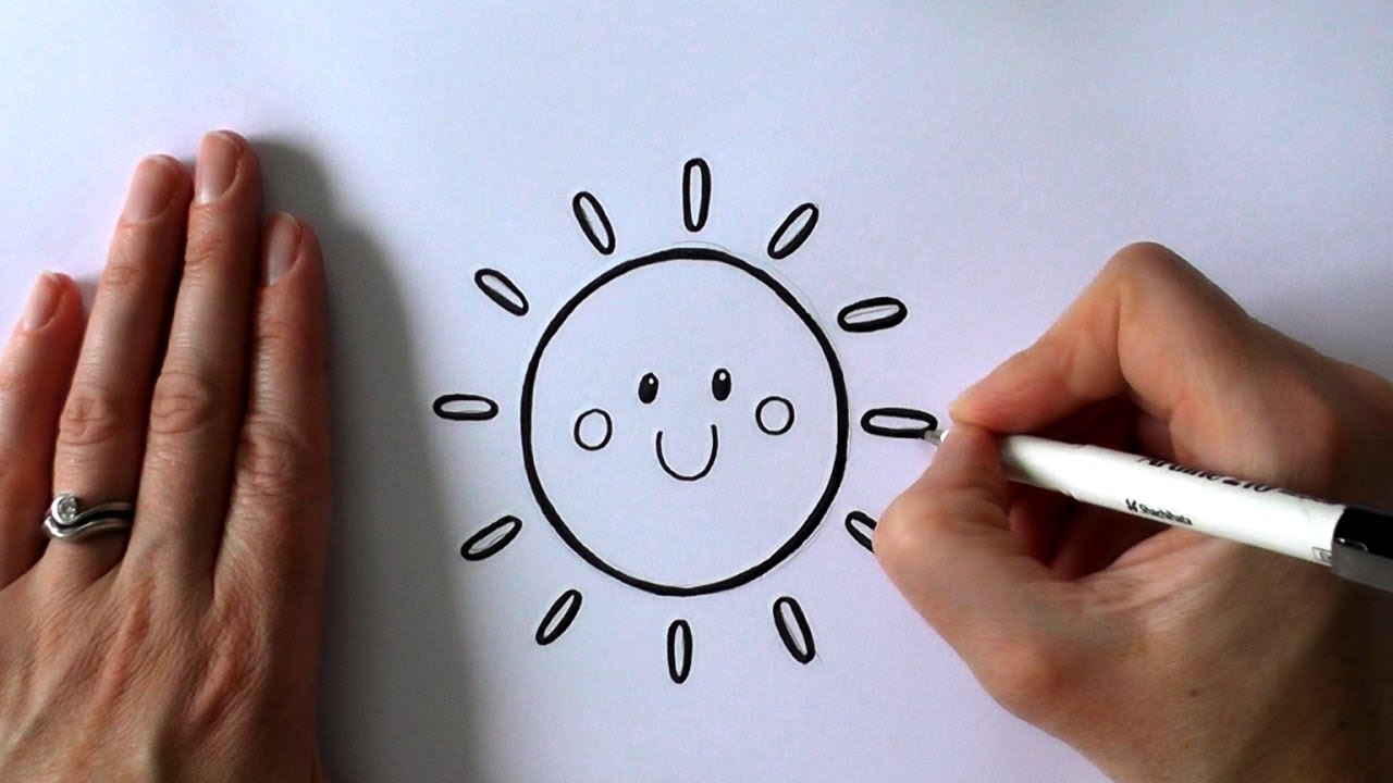 Featured image of post Cute Sun Drawing Images