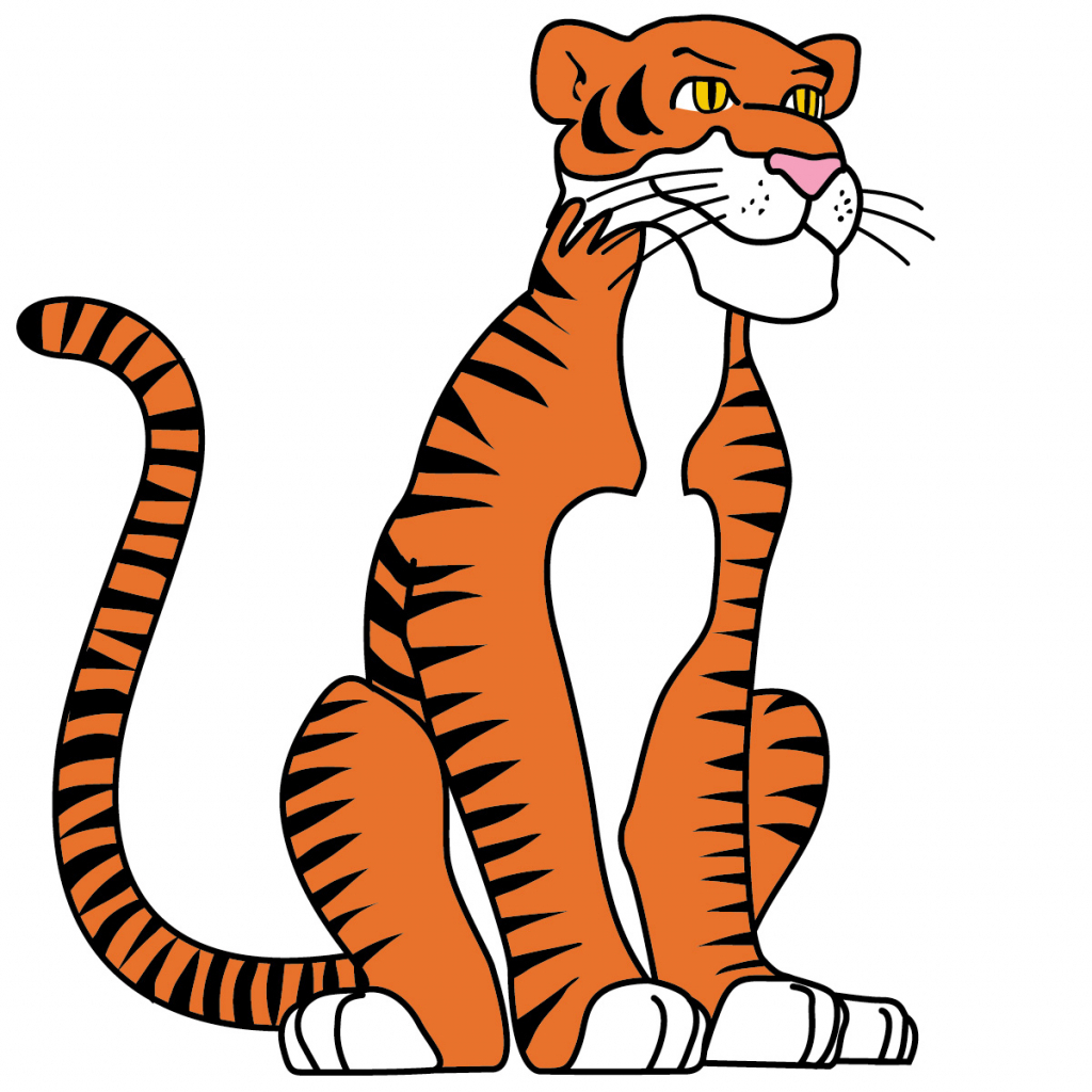 Cartoon Tiger Drawing at GetDrawings Free download