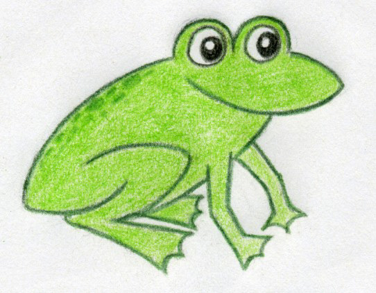 542x422 Frog Drawings You Are Going To Love.