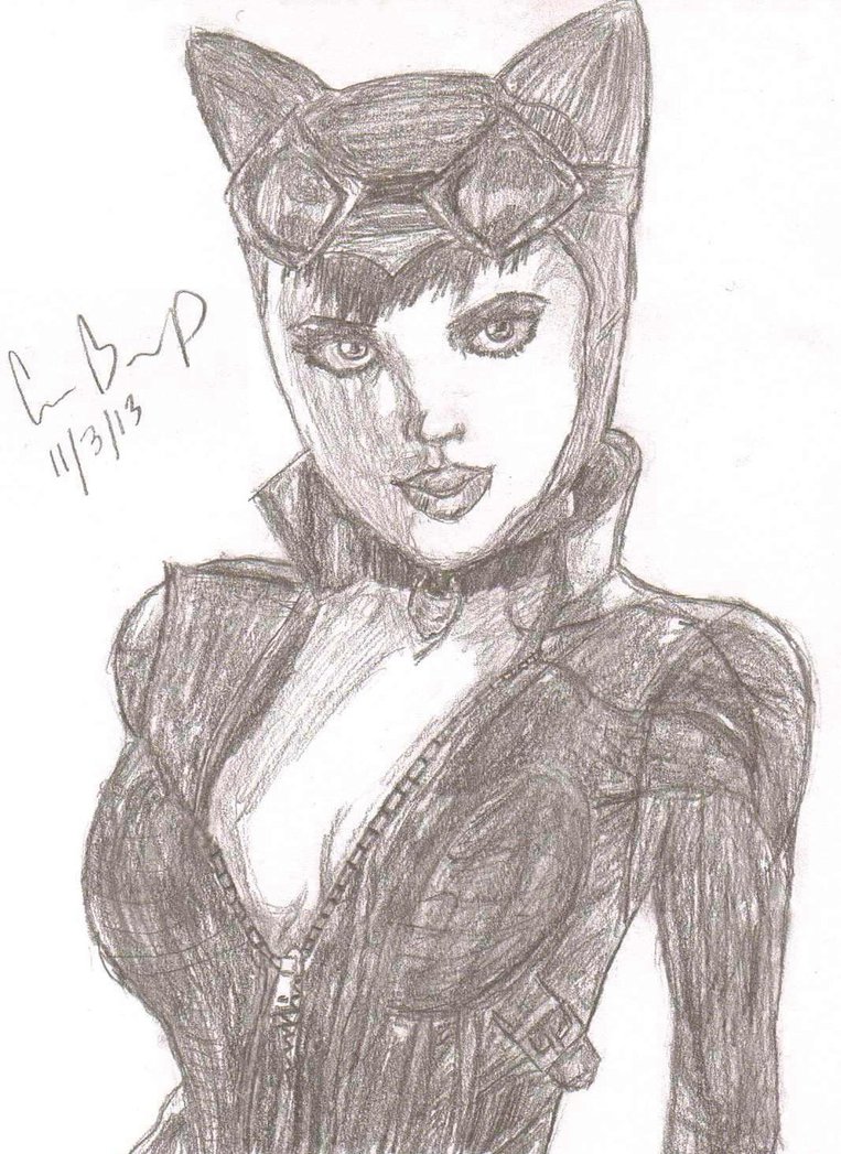 Catwoman Drawing at GetDrawings | Free download