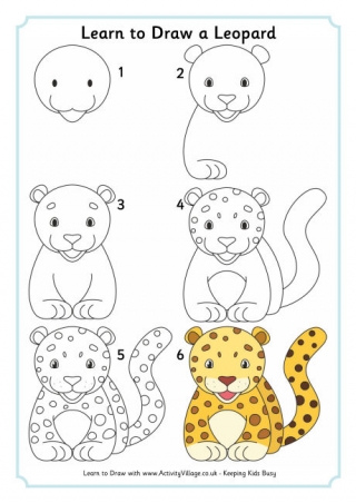 Cheetah Drawing Step By Step at GetDrawings | Free download