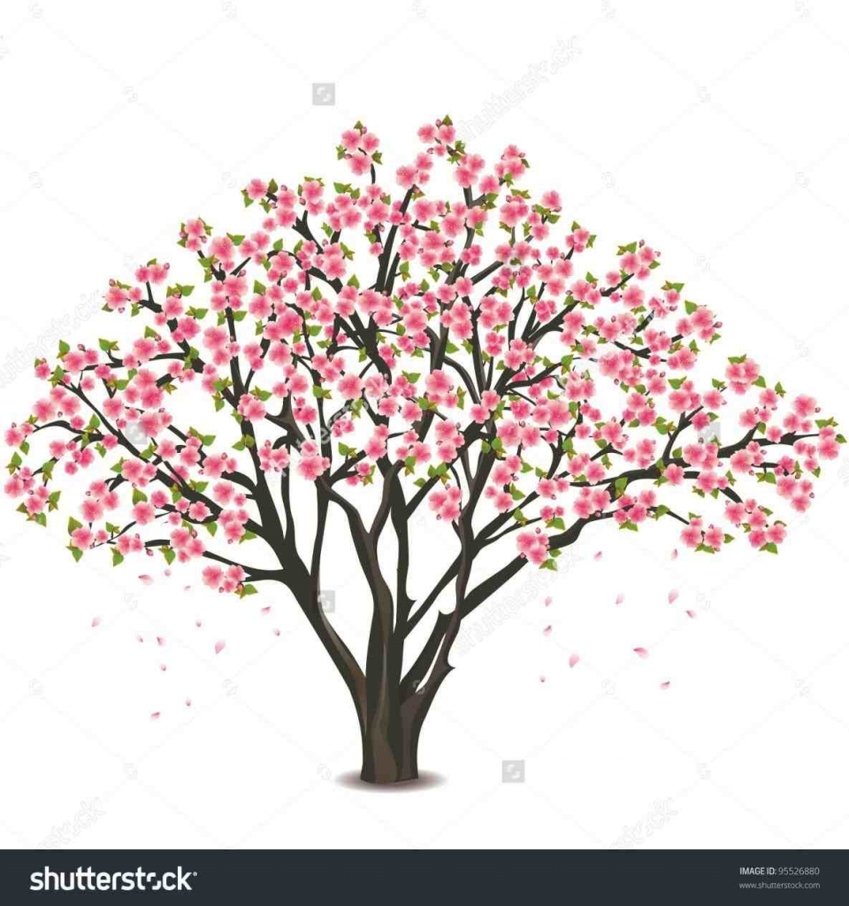 Cherry Blossom Tree Pencil Drawing at GetDrawings | Free download