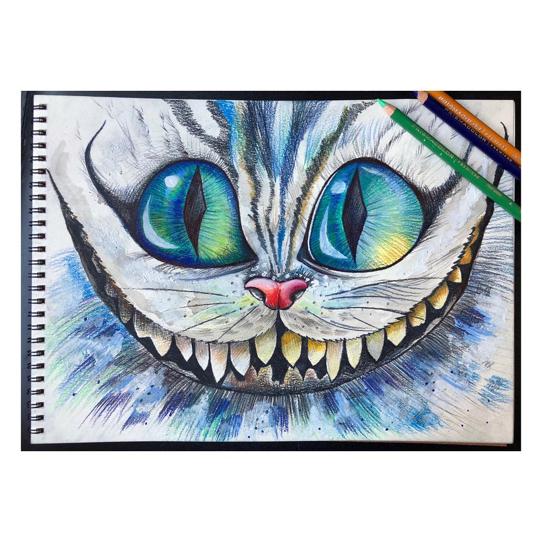 Cheshire Cat Smile Drawing at GetDrawings Free download