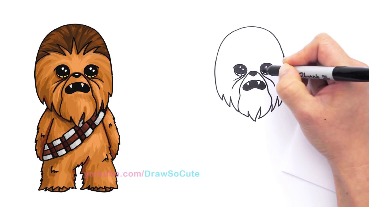 Chewbacca Drawing at GetDrawings | Free download