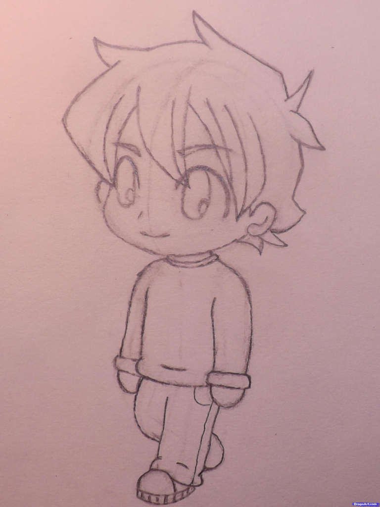 Chibi Boy Drawing At GetDrawings | Free Download