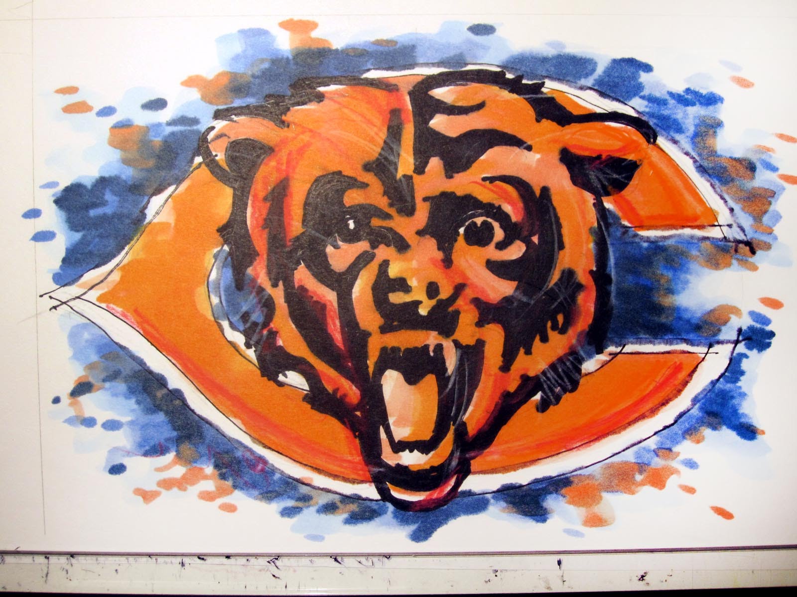 Chicago Bears Drawing at GetDrawings Free download