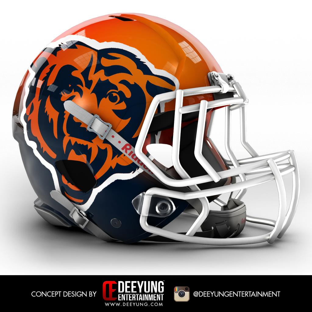 What Color Is Chicago Bears Helmet