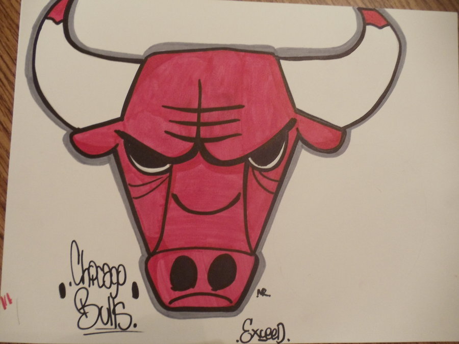 Chicago Bulls Logo Drawing At GetDrawings Free Download