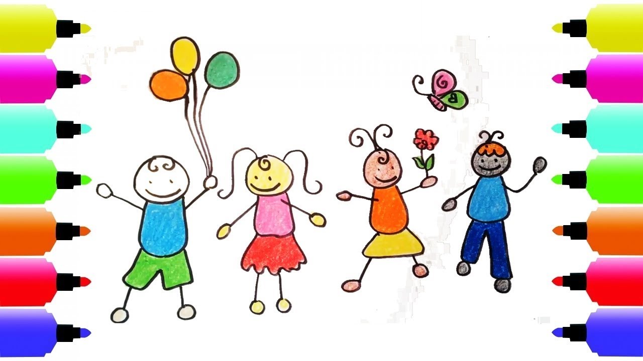 Children Playing Drawing At Getdrawings Free Download