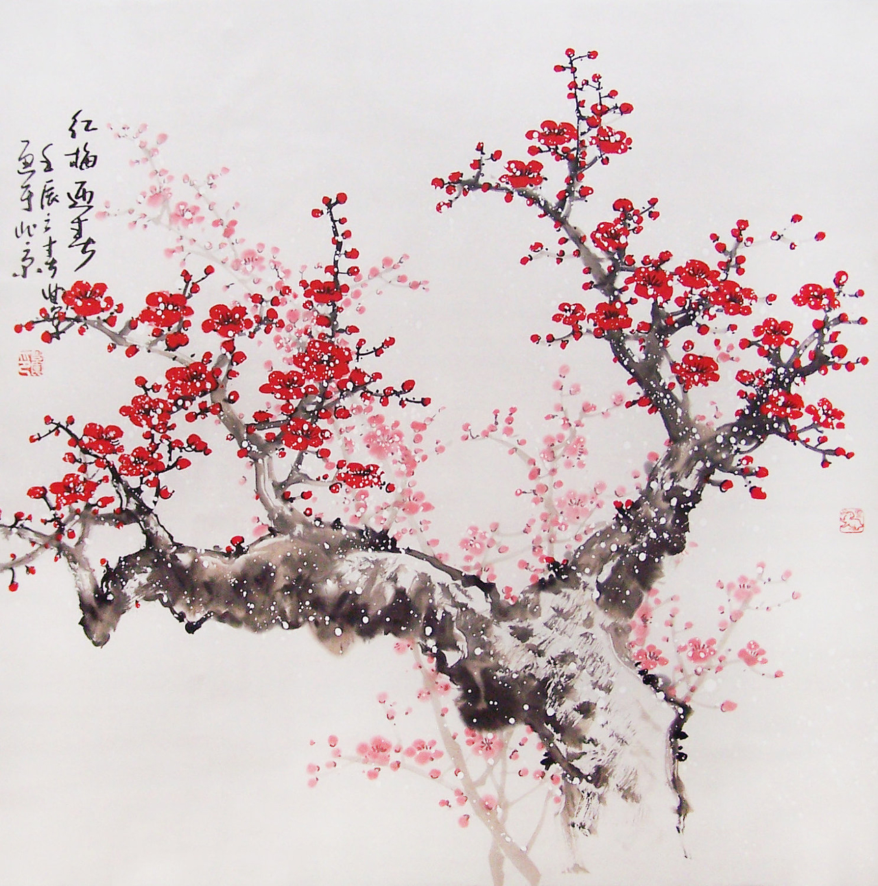 Chinese Cherry Blossom Drawing at GetDrawings | Free download