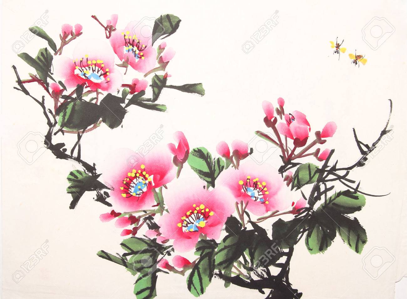 Chinese Flower Drawing at GetDrawings Free download